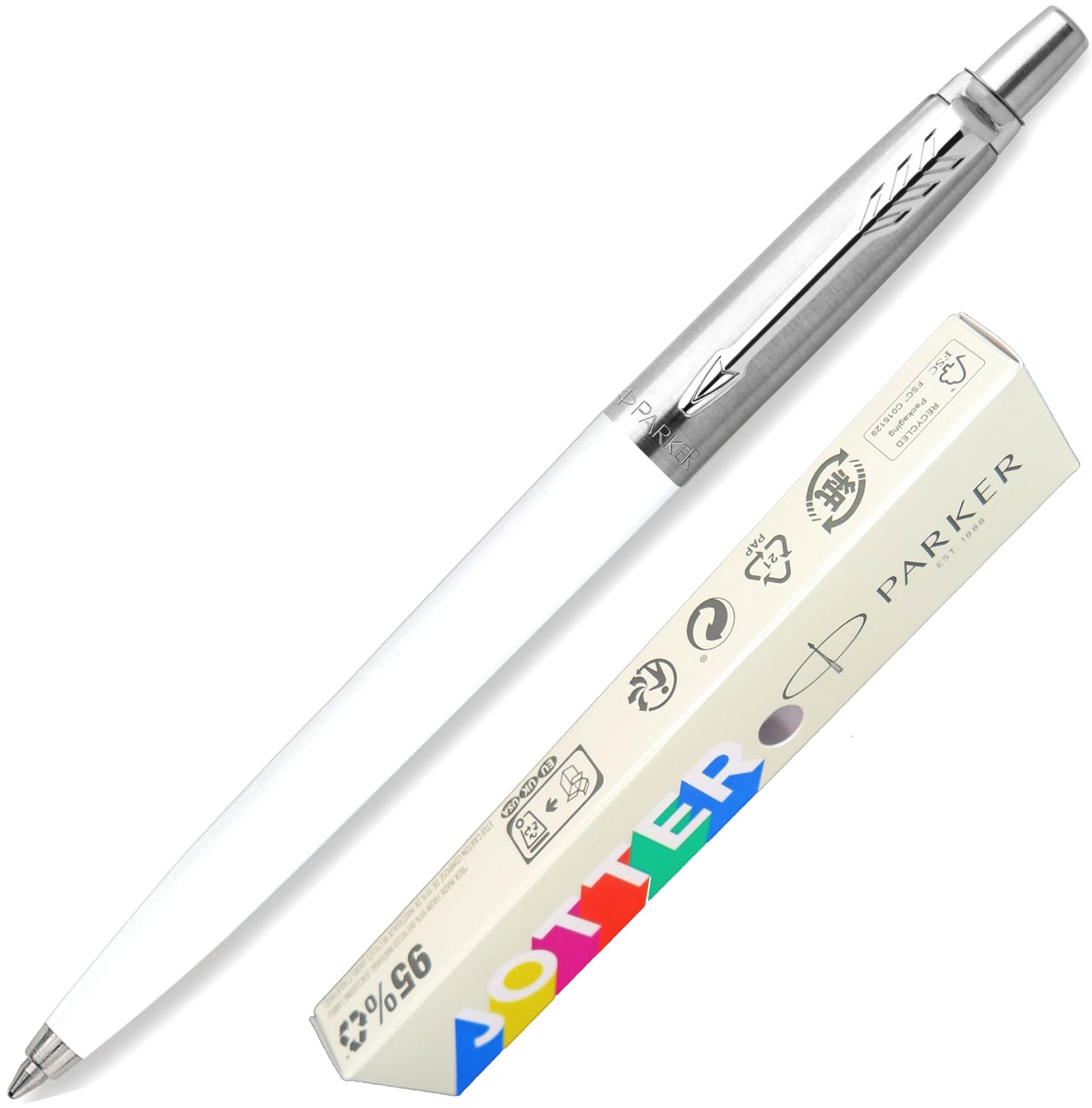 Шариковая ручка Parker Jotter K60 Originals Color Plastic 2019, White СTRG0032930