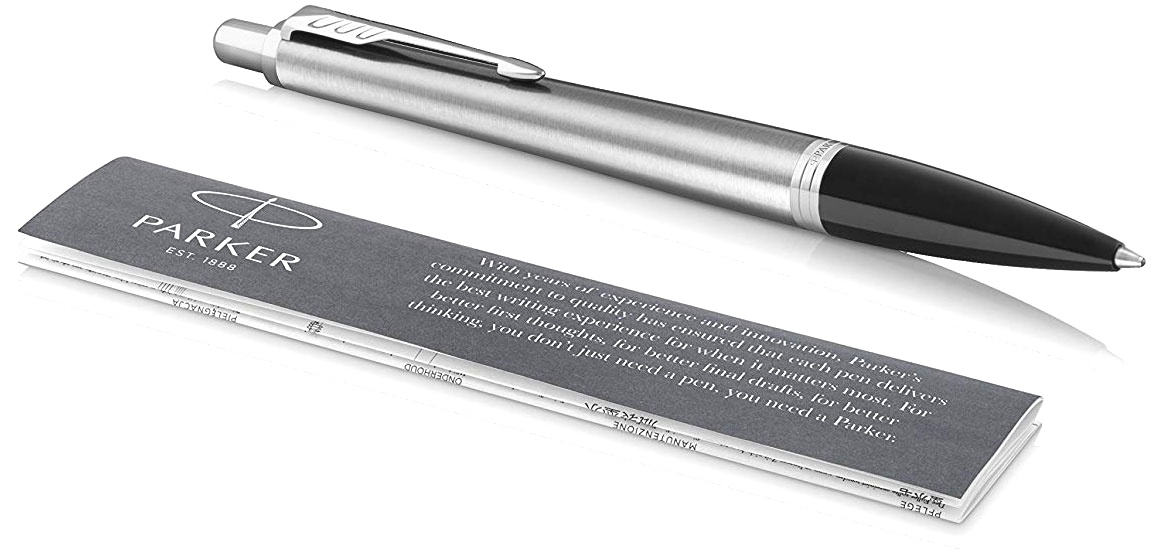 Набор: Ручка шариковая Parker Urban Core K309, Metro Metallic CT + Ежедневник, недатированный, А5, серый, фото 4