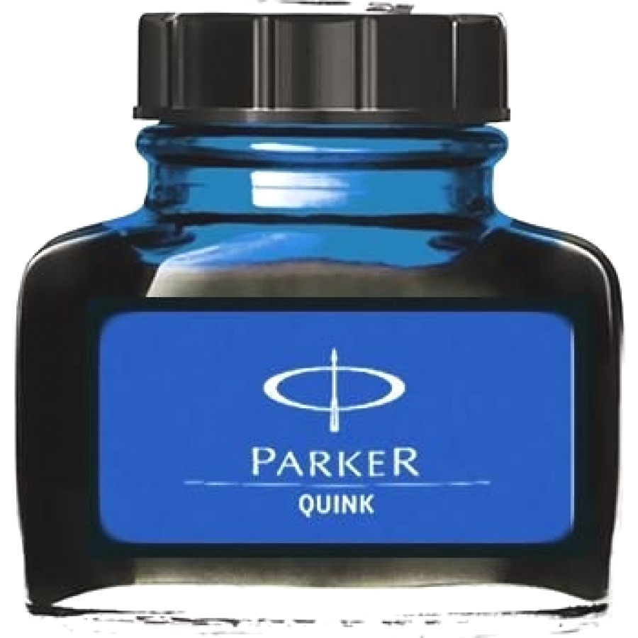 Флакон с синими чернилами для перьевых ручек Parker Quink, Z13, фото 2