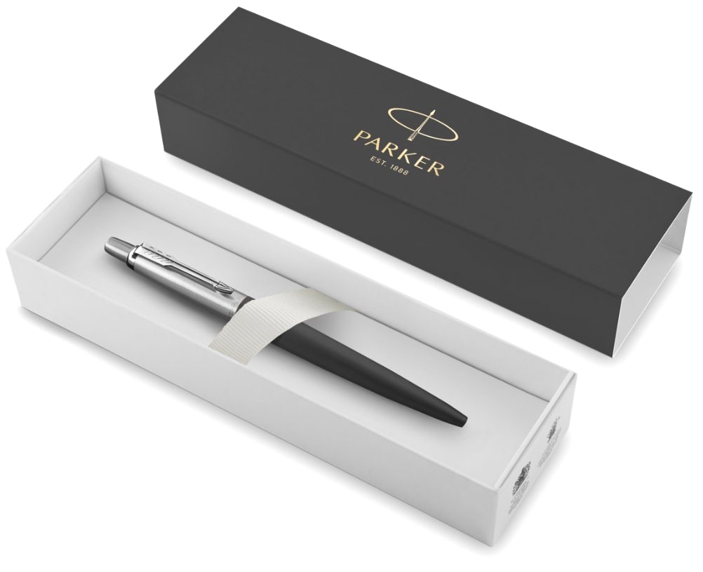  Гелевая ручка Parker Jotter Core K65, Satin Black CT, фото 3