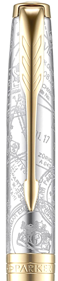  Колпачковая верхняя часть для шариковой ручки Parker Sonnet Impression SE18 K541, Matte Black GT
