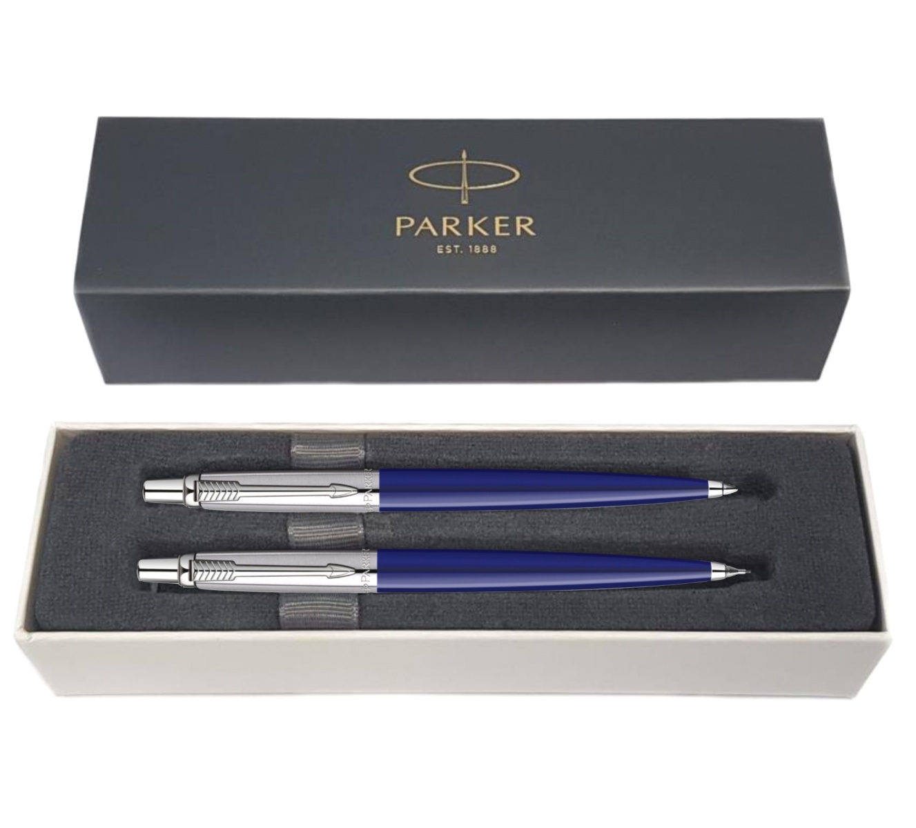  Набор Parker Jotter Core KB61: шариковая ручка и механический карандаш, Blue CT