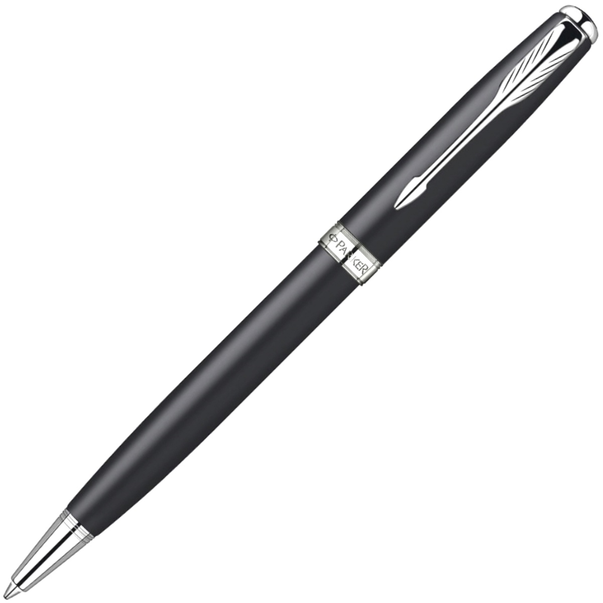 Набор: чехол для ручки + шариковая ручка Parker Sonnet K529, MattBlack CT, фото 3