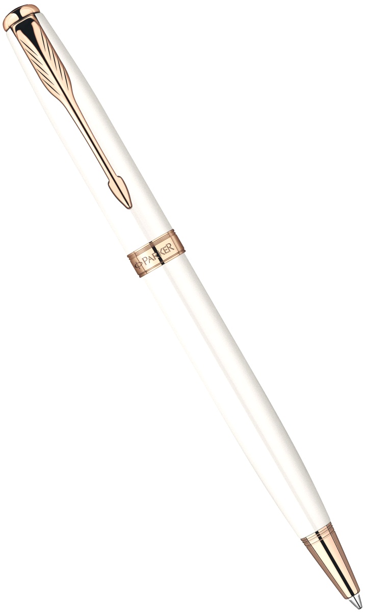 Набор: чехол для ручки + шариковая ручка Parker Sonnet K540 Feminine Collection, Pearl Lacquer GT, фото 2