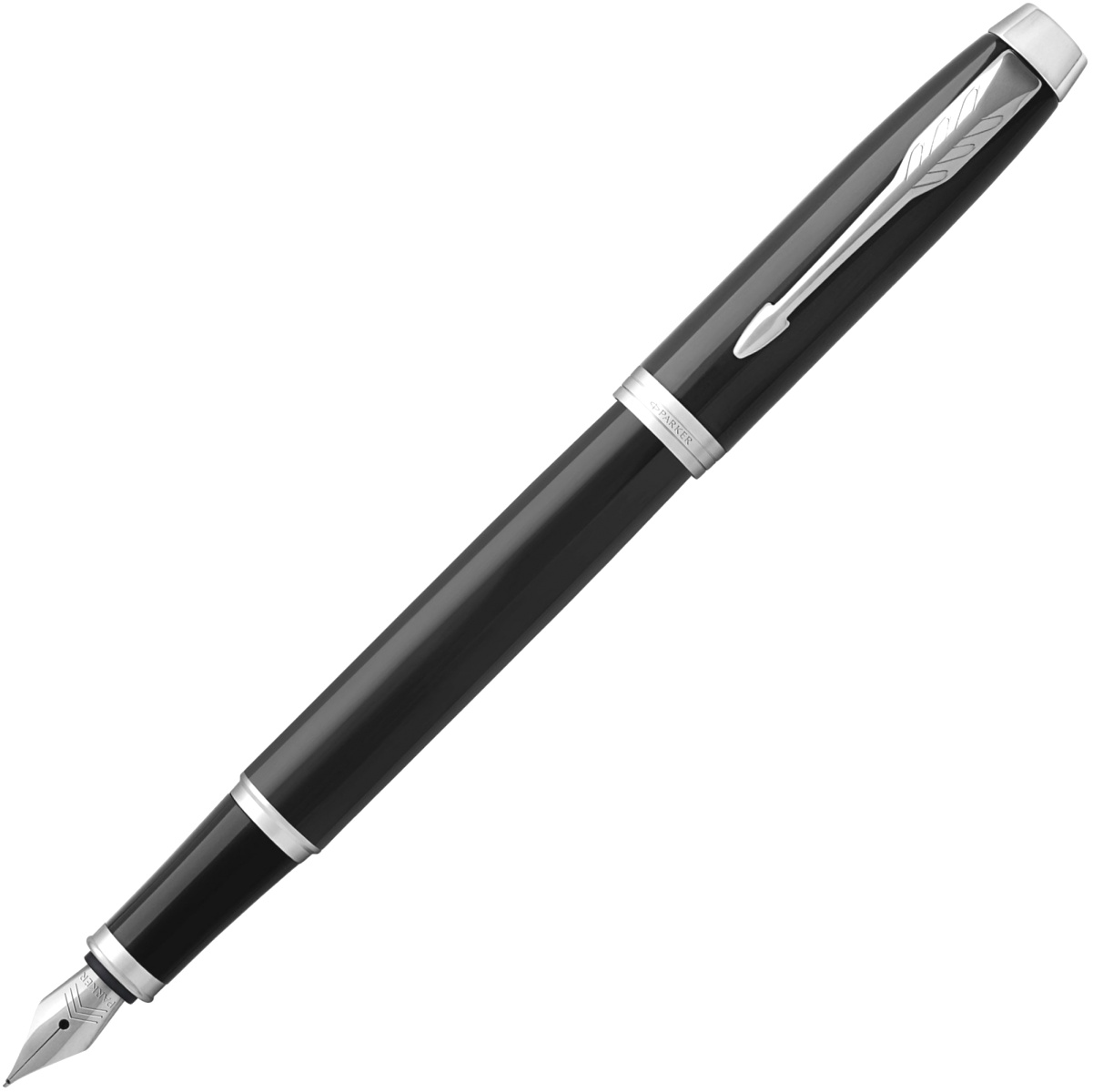  Набор Parker 2020: ручка перьевая Parker IM Core F321, Black CT (Перо M) + чехол для ручки, фото 4