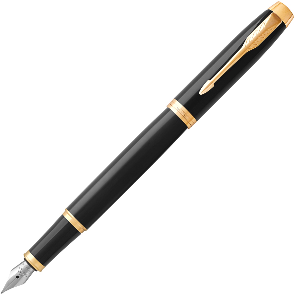  Набор Parker 2020: ручка перьевая Parker IM Core F321, Black GT (Перо M) + чехол для ручки, фото 4