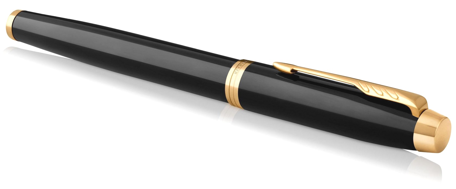  Набор Parker 2020: ручка перьевая Parker IM Core F321, Black GT (Перо M) + чехол для ручки, фото 7