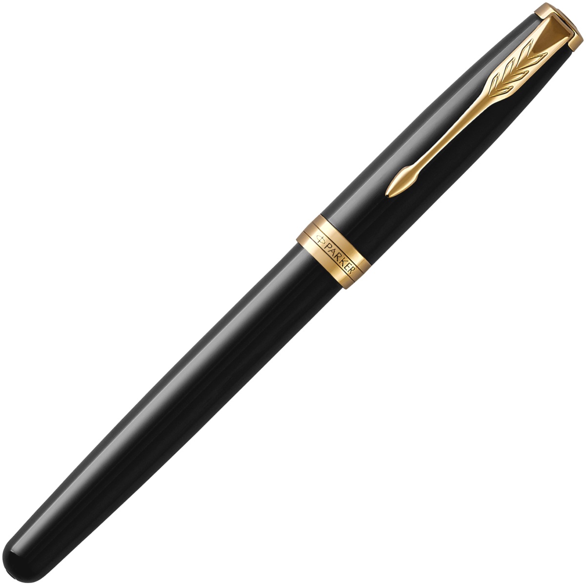  Набор: перьевая ручка + чехол Parker Sonnet Core F530, Lacquer Deep Black GT (Перо M), фото 8