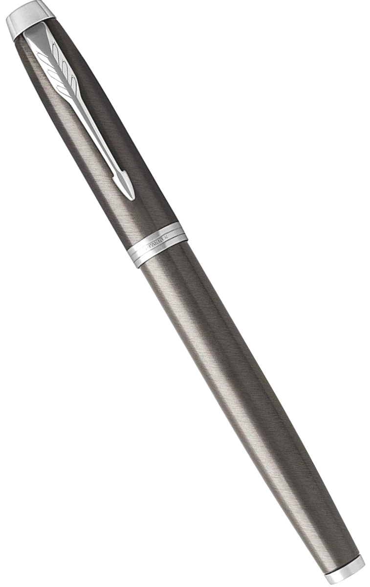 Набор: перьевая + шариковая ручки Parker I.M. F321, K321, Dark Espresso CT, фото 4