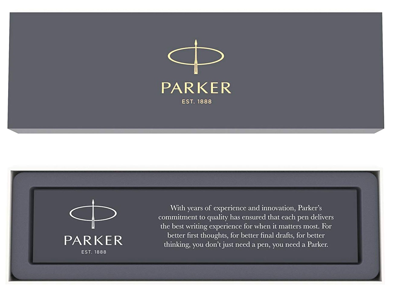  Набор: шариковая + перьевая ручки Parker IM FK221, Black GT (Перо М), фото 7