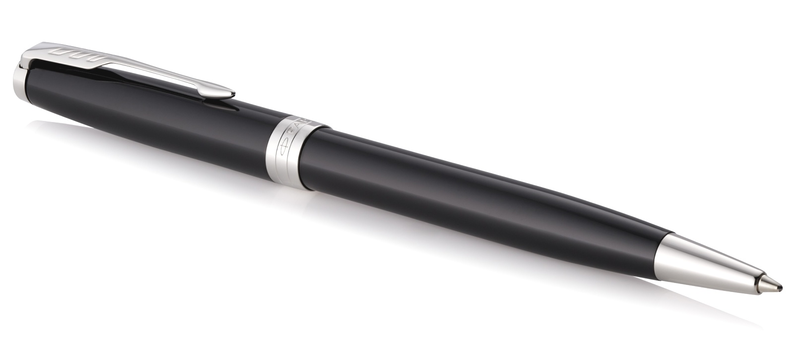  Набор: шариковая ручка + чехол Parker Sonnet Core K530, Lacquer Deep Black CT, фото 4