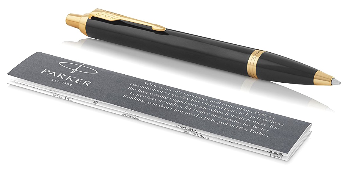 Набор: Шариковая ручка Parker IM Core K321, Black GT + Ежедневник, недатированный, А5, чёрный, фото 4