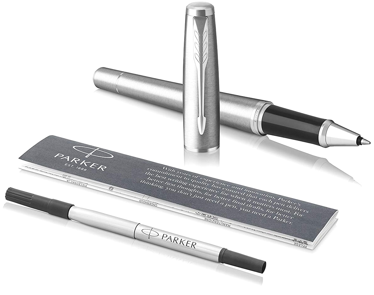 Набор: Ручка-роллер Parker Urban Core T309, Metro Metallic CT + Ежедневник, недатированный, А5, серый, фото 6