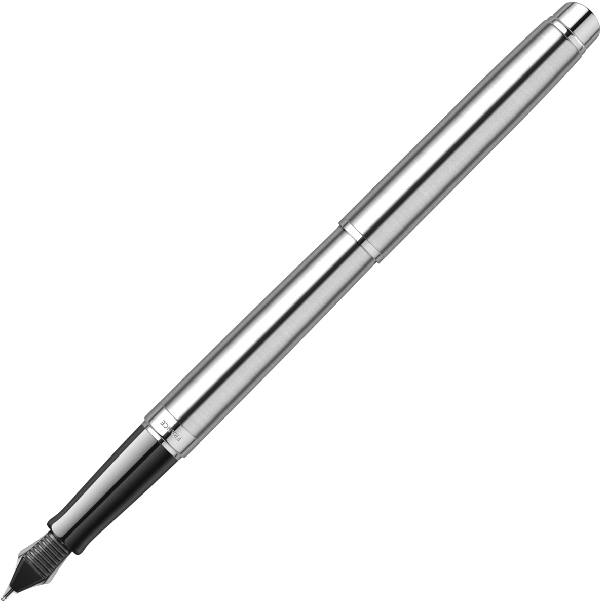 Набор: Перьевая ручка Waterman Hemisphere Essential, Stainless Steel CT (Перо F) и Ежедневник, недатированный, А5, серый, фото 4