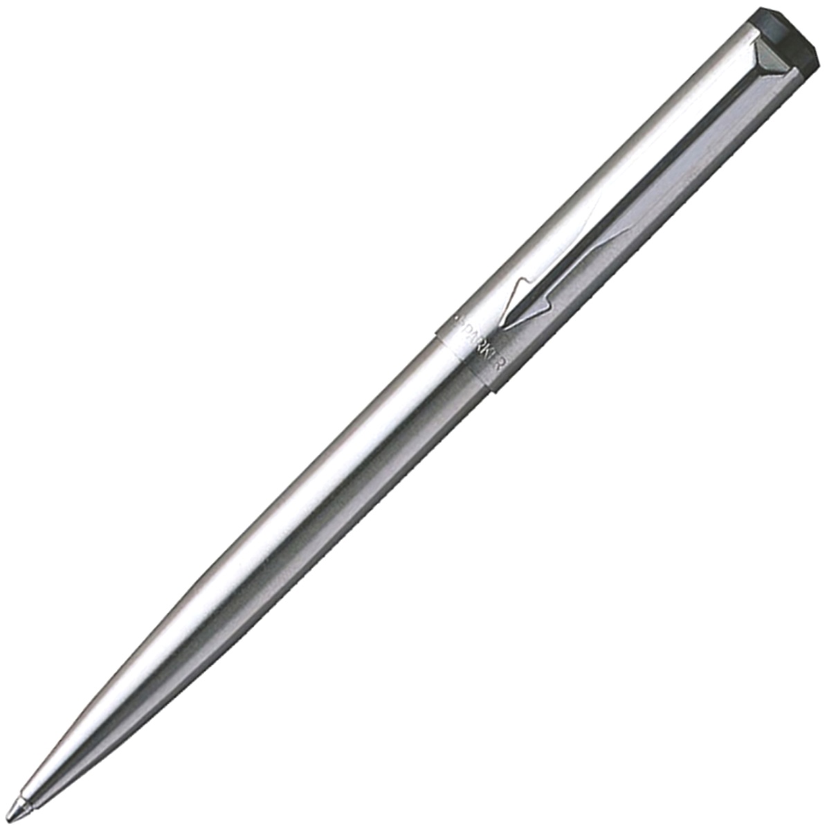 Набор: Шариковая ручка Parker (Паркер) Vector (Вектор) K03, Steel + Ежедневник, недатированный, А5, серый, фото 2