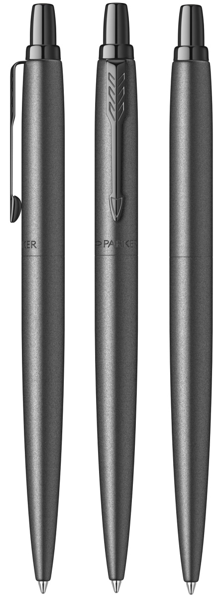 Набор: Ручка шариковая Parker Jotter Monochrome XL SE20, Black BT + Ежедневник, недатированный, А5, серый, фото 3