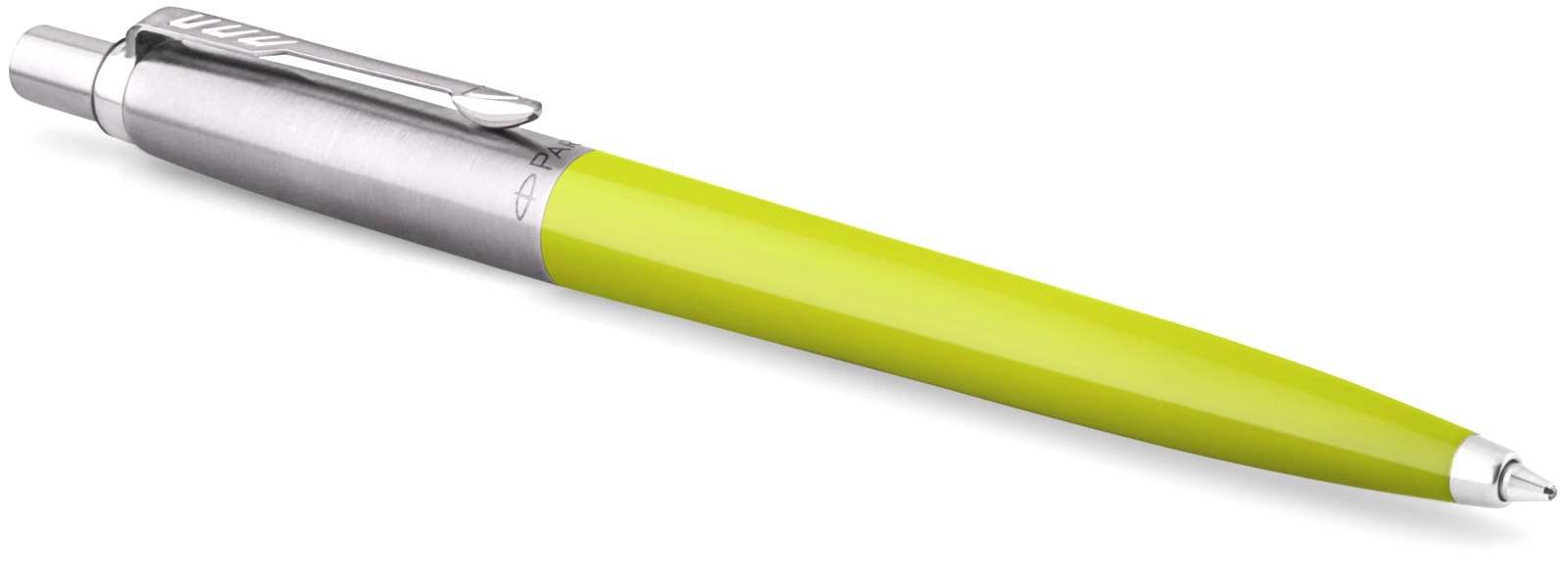Набор: Ручка шариковая Parker Jotter Original K60, Lime Green CT + Ежедневник, недатированный, А5, жёлтый, фото 3