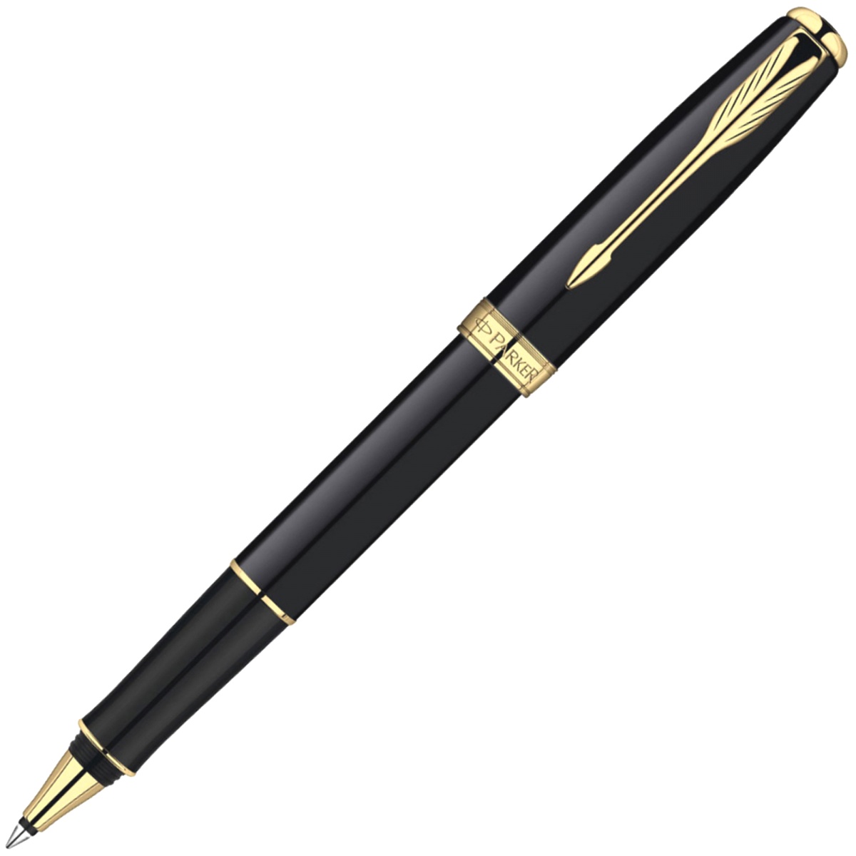 Набор: Ручка роллер Parker Sonnet T530, Lacquer Black GT + Ежедневник, недатированный, А5, чёрный, фото 2