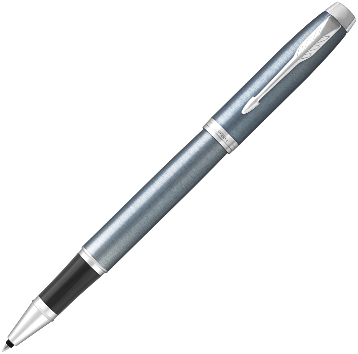 Набор: Ручка-роллер Parker IM Core T321, Light Blue Grey CT + Ежедневник, недатированный, А5, черный, фото 2
