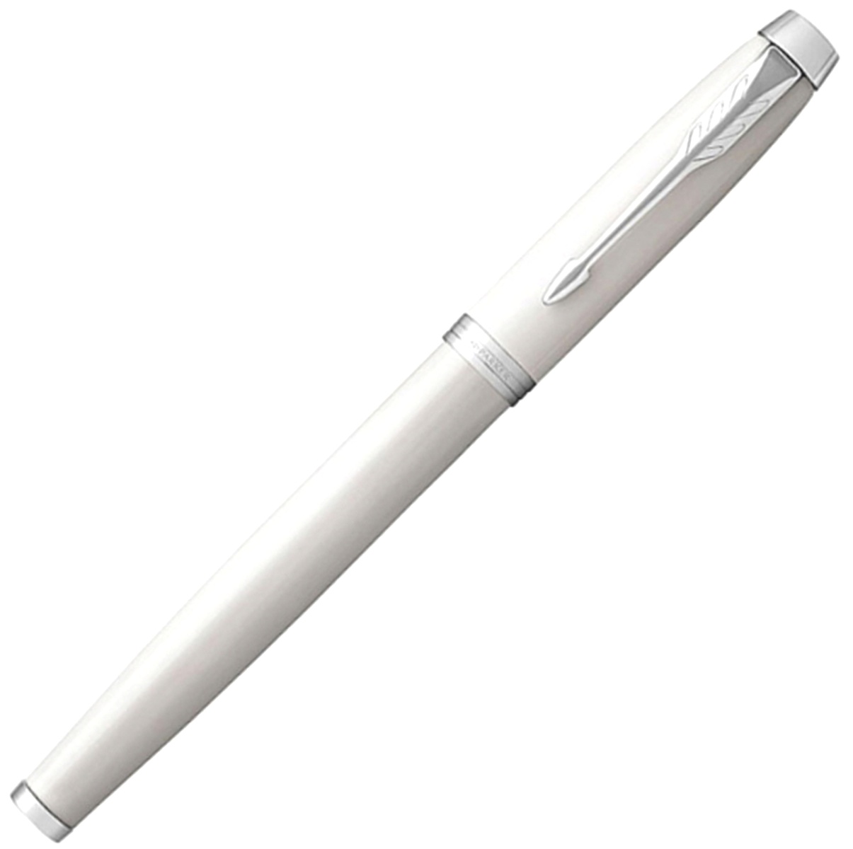 Набор: Перьевая ручка Parker IM Core F321, White CT (Перо F) + Ежедневник, недатированный, А5, серый, фото 3