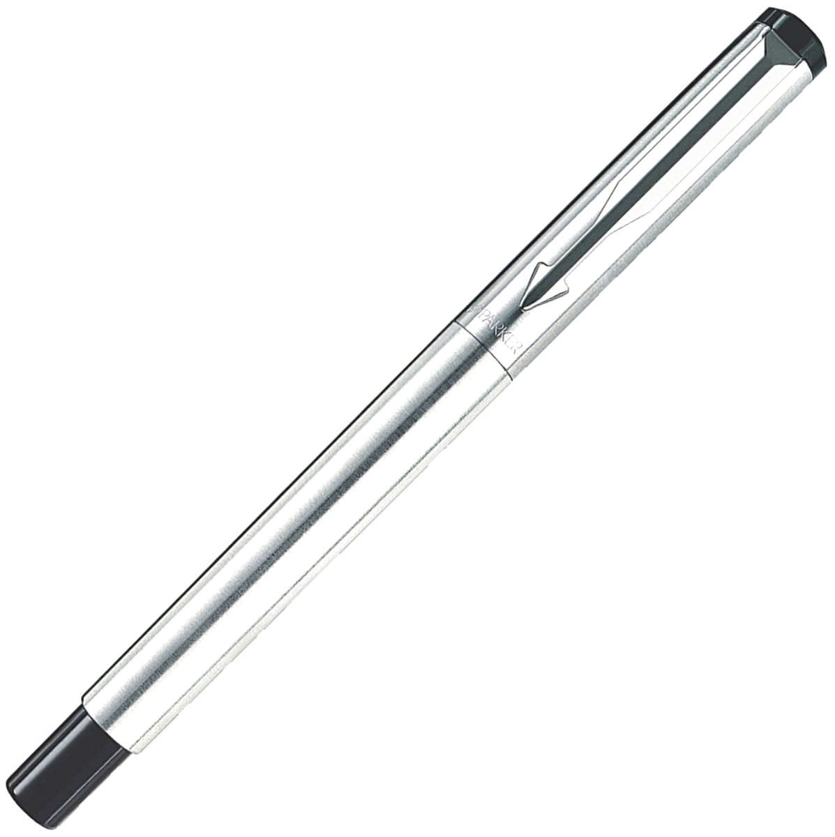 Набор: Перьевая ручка Parker Vector F03, Steel (Перо M) + Ежедневник, недатированный, А5, серый, фото 3