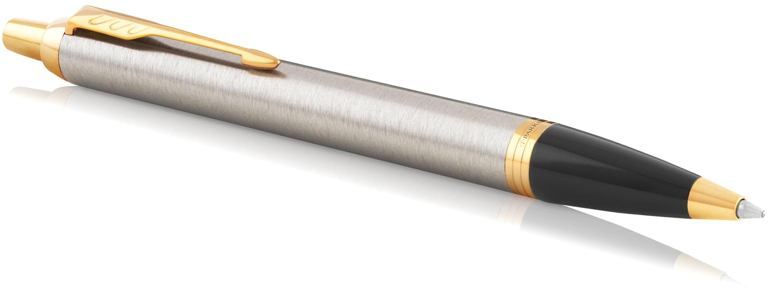 Шариковая ручка Parker IM Core K321, Brushed Metal GT, фото 2