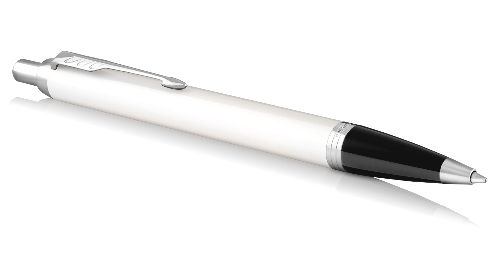 Шариковая ручка Parker IM Core K321, White CT, фото 3