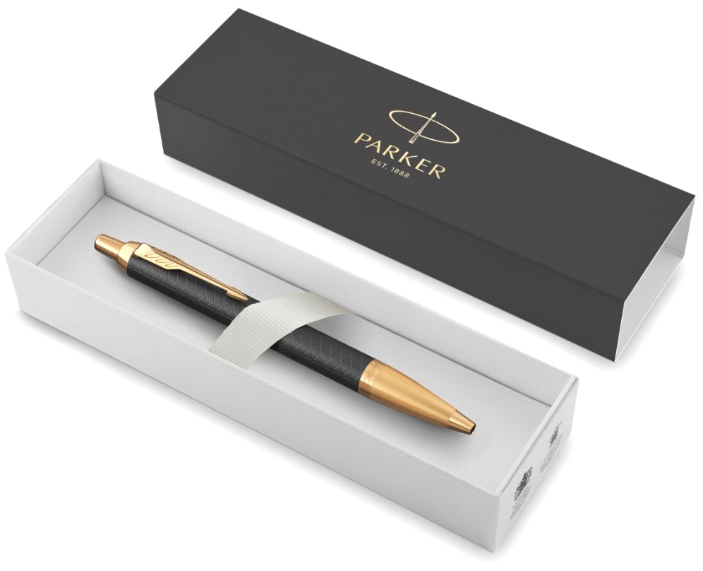 Шариковая ручка Parker IM Premium K323, Black GT, фото 3