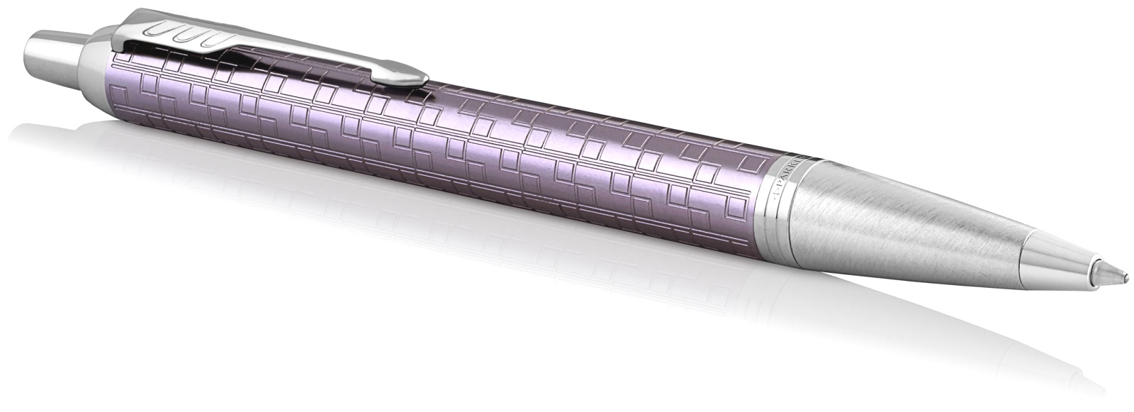 Шариковая ручка Parker IM Premium K324, Dark Violet CT, фото 2