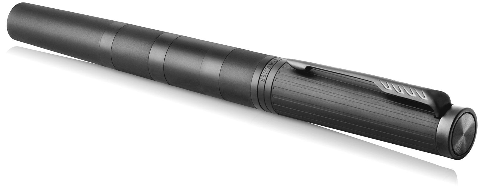 Ручка 5й пишущий узел Parker Ingenuity Large F504, Black PVD, фото 4