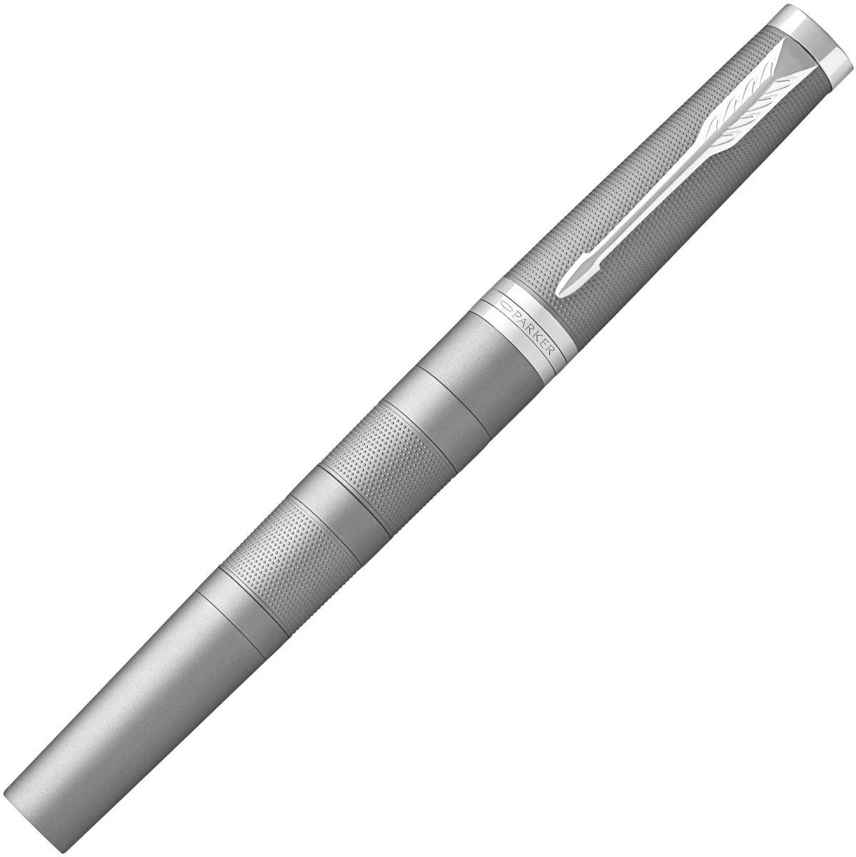 Ручка 5й пишущий узел Parker Ingenuity Large F504, Chrome Colored CT, фото 2