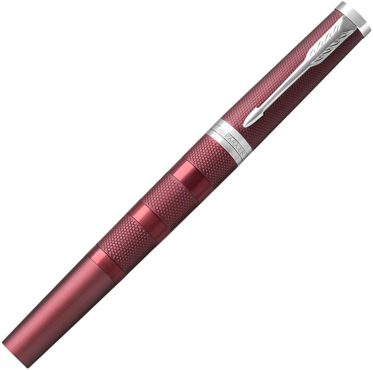 Ручка 5й пишущий узел Parker Ingenuity Large F504, Deep Red PVD, фото 2
