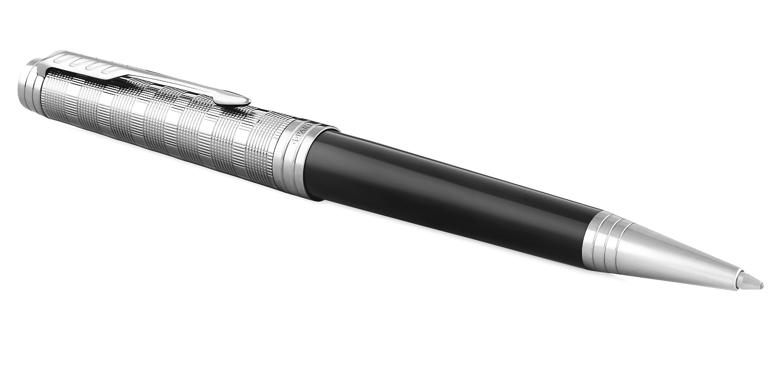 Шариковая ручка Parker Premier Castom Tartan K561, Black PT, фото 2