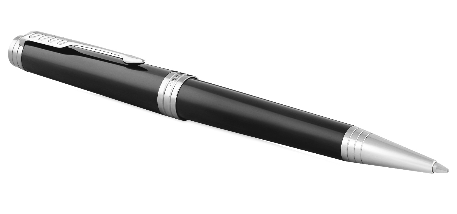 Шариковая ручка Parker Premier K560, Lacquer Black CT, фото 2