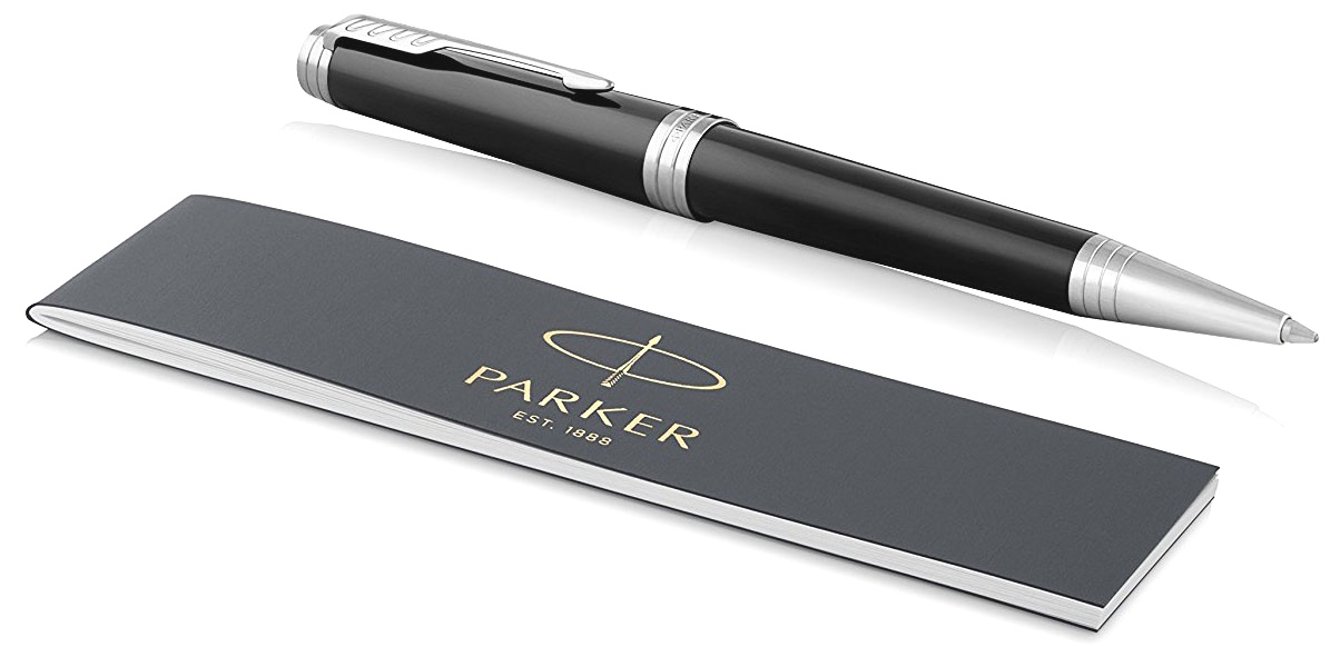 Шариковая ручка Parker Premier K560, Lacquer Black CT, фото 3