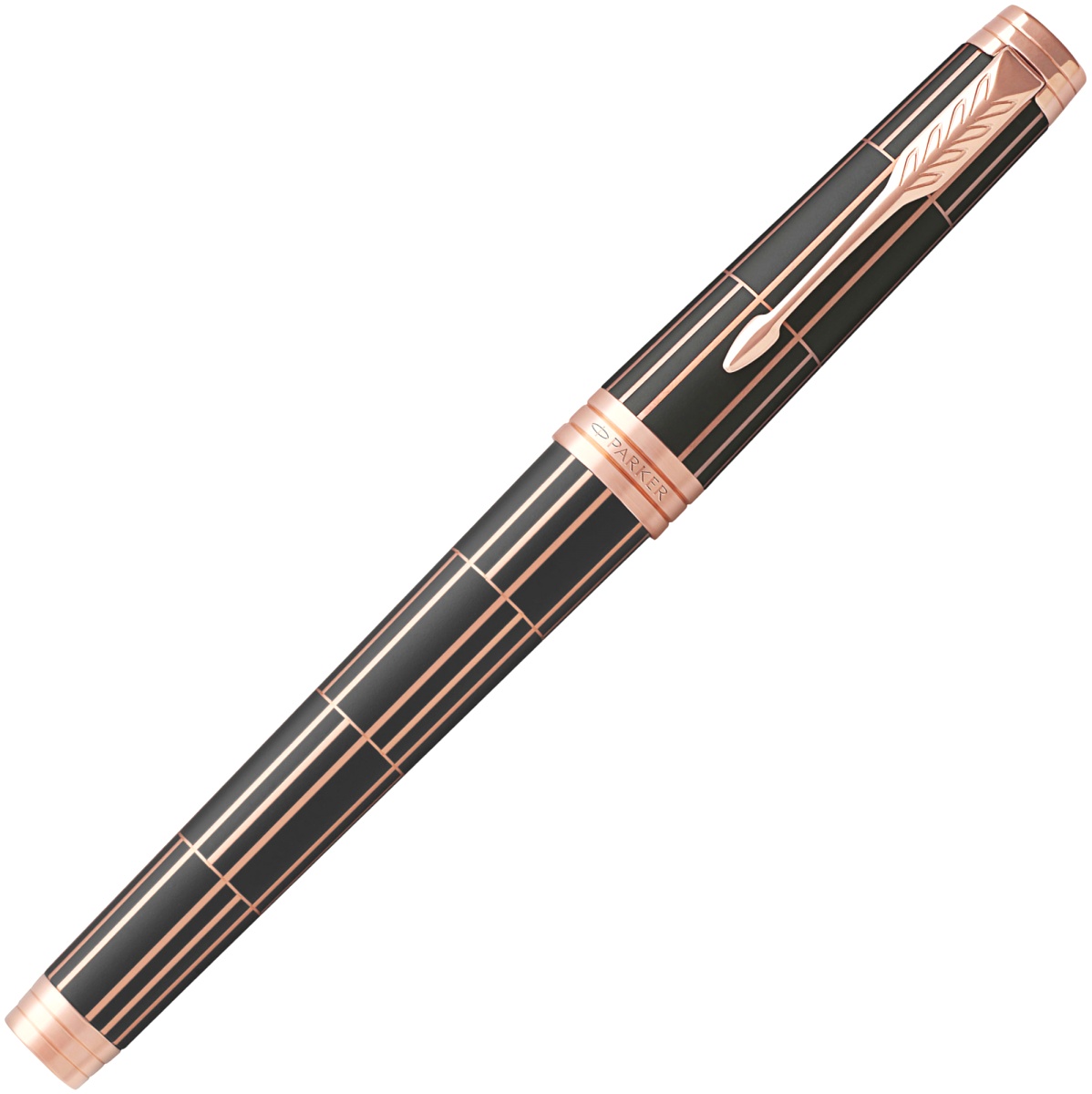 Ручка-роллер Parker Premier Luxury T565, Brown PGT, фото 2