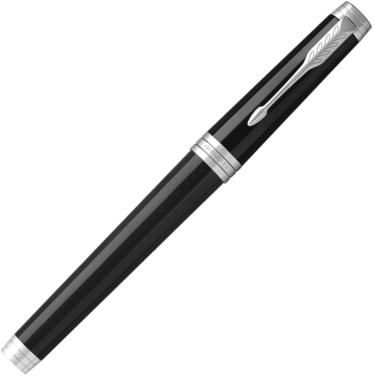 Ручка-роллер Parker Premier T560, Lacquer Black PT, фото 2