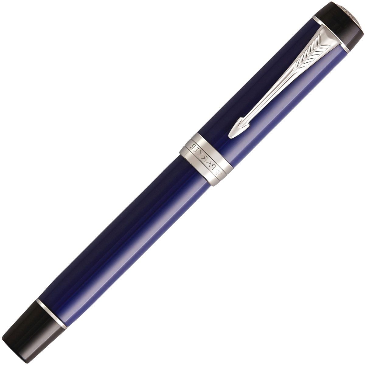  Перьевая ручка Parker Duofold Classic Centennial F77, Blue and Black CT (Перо F), фото 2