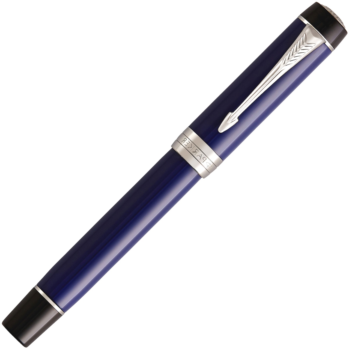  Перьевая ручка Parker Duofold Classic International F74, Blue and Black CT (Перо F), фото 2