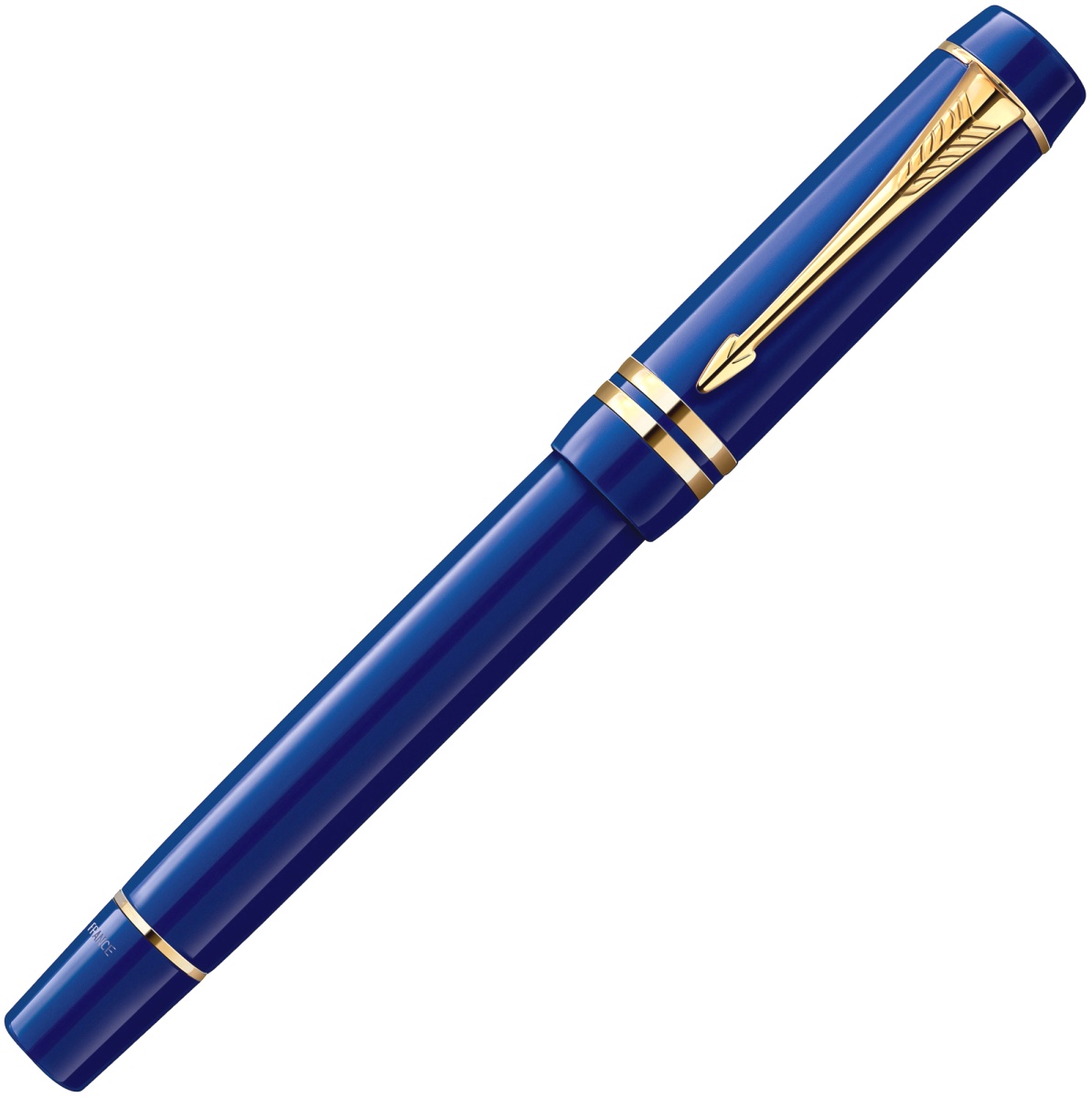 Перьевая ручка Parker Duofold Historical Colors International F74, Lapis Lasuli GT (Перо F), фото 2