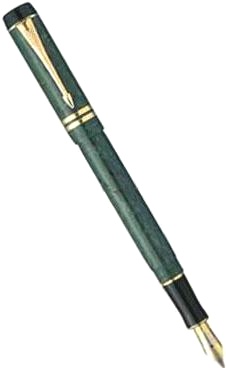  Перьевая ручка Parker Duofold Jade F74, Green (Перо M)