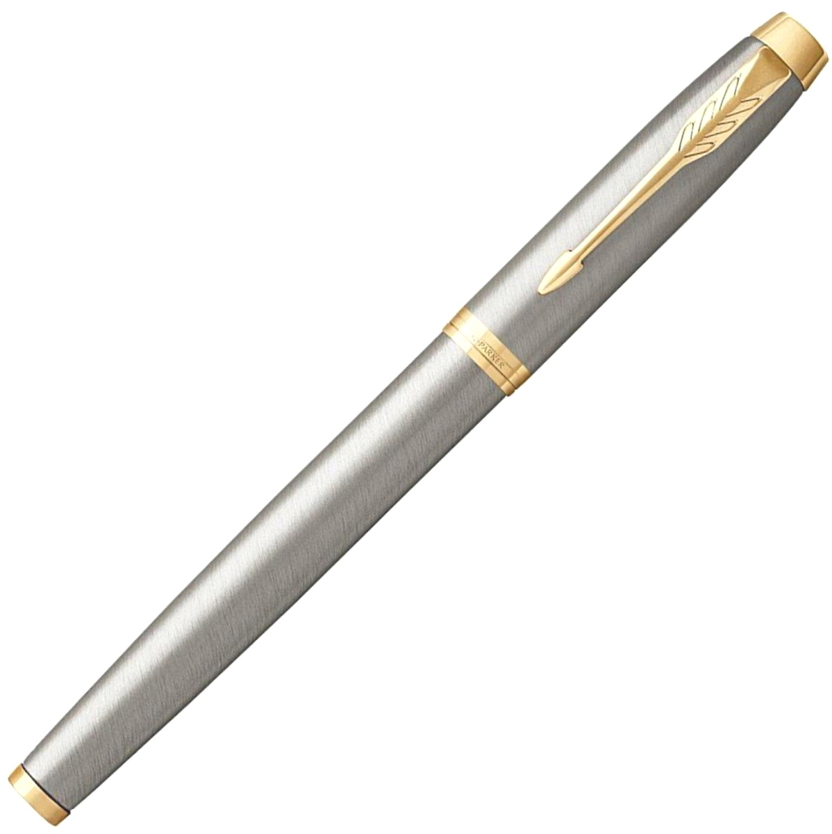  Перьевая ручка Parker IM Core F321, Brushed Metal GT (Перо F), фото 2