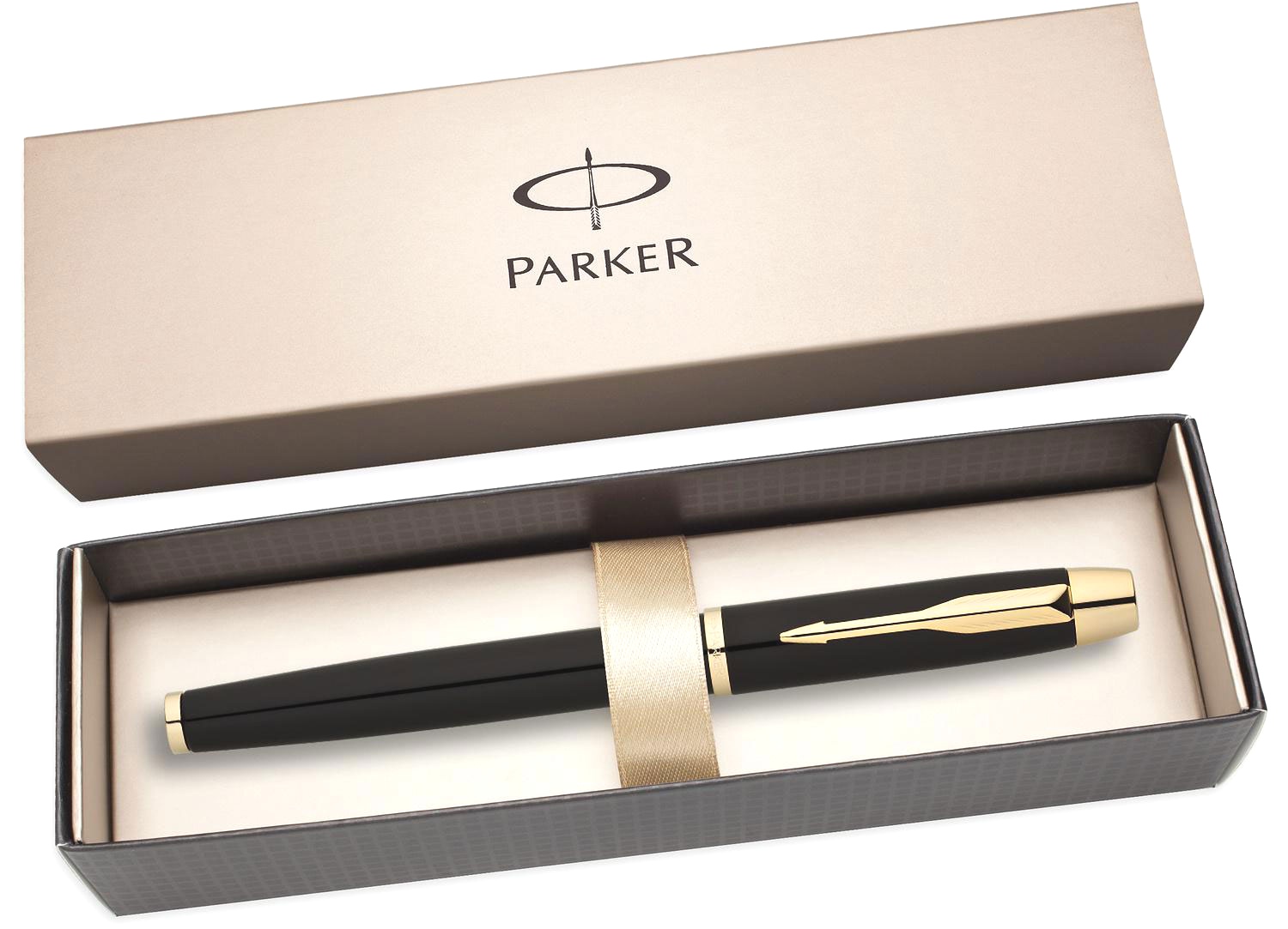 Перьевая ручка Parker I.M. Metal F220, Deep Black GT (Перо F), фото 3