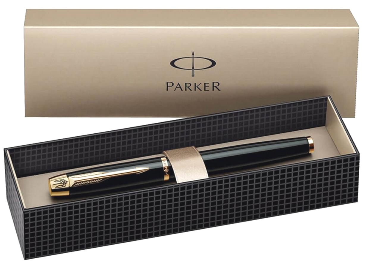 Перьевая ручка Parker I.M. Metal F220, Deep Black GT (Перо M), фото 3