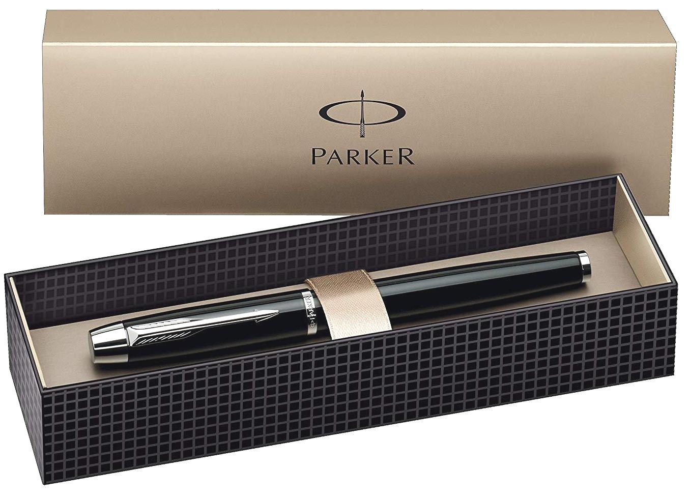 Перьевая ручка Parker I.M. Metal F221, Deep Black CT (перо M), фото 3