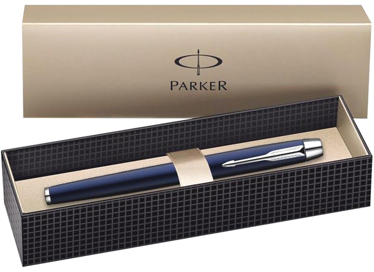 Перьевая ручка Parker I.M. Metal F221, Deep Blue CT (Меро M), фото 3