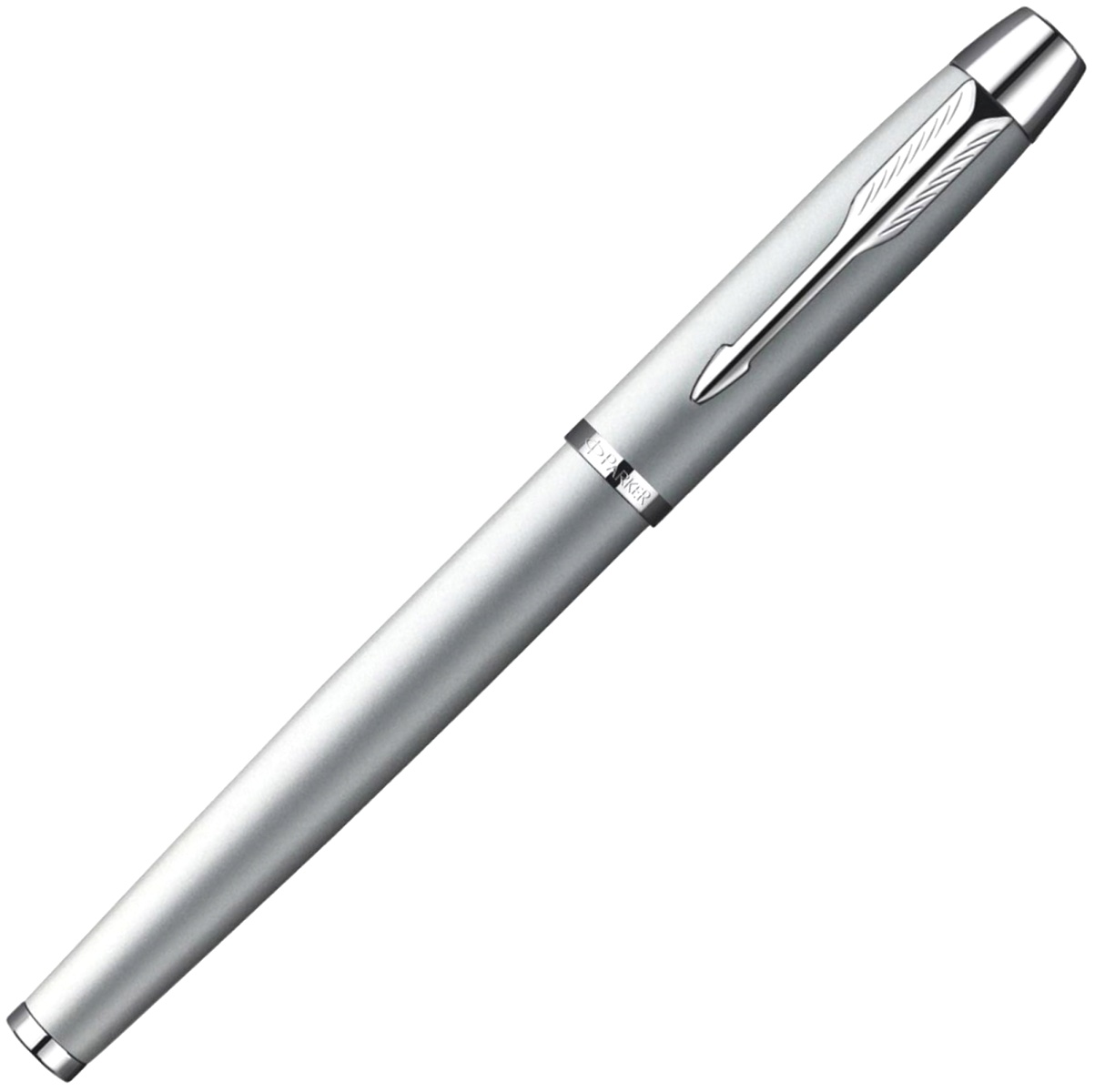 Перьевая ручка Parker I.M. Metal F221, Silver Chrome CT (перо F), фото 2