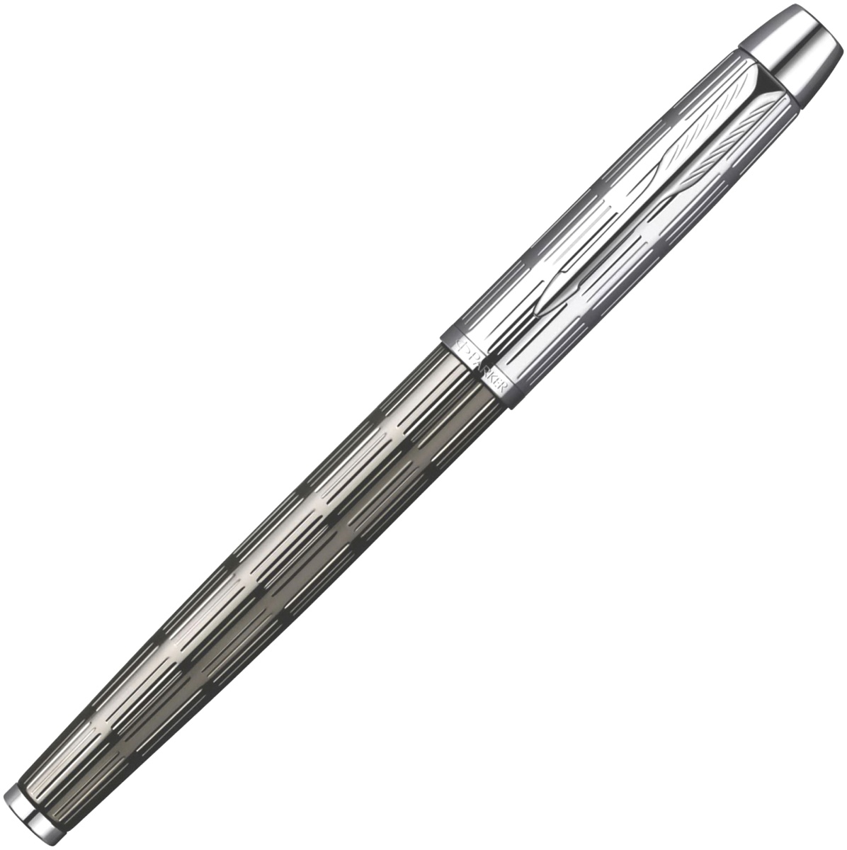 Перьевая ручка Parker IM Premium F222, Twin Chiselled (Перо F), фото 2