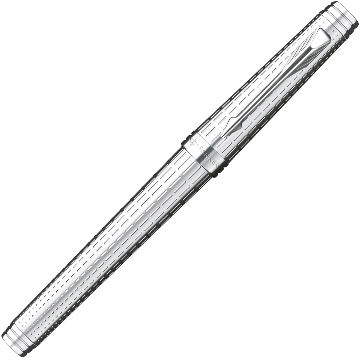 Перьевая ручка Parker Premier DeLuxe Graduated F562, Chiselling ST (Перо F), фото 2