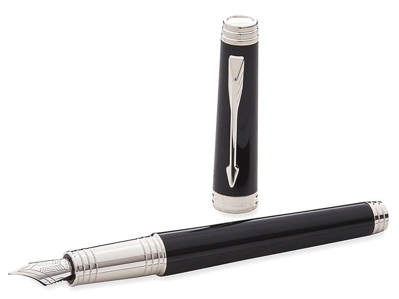 Перьевая ручка Parker Premier F560, Lacque Black ST (Перо F), фото 3